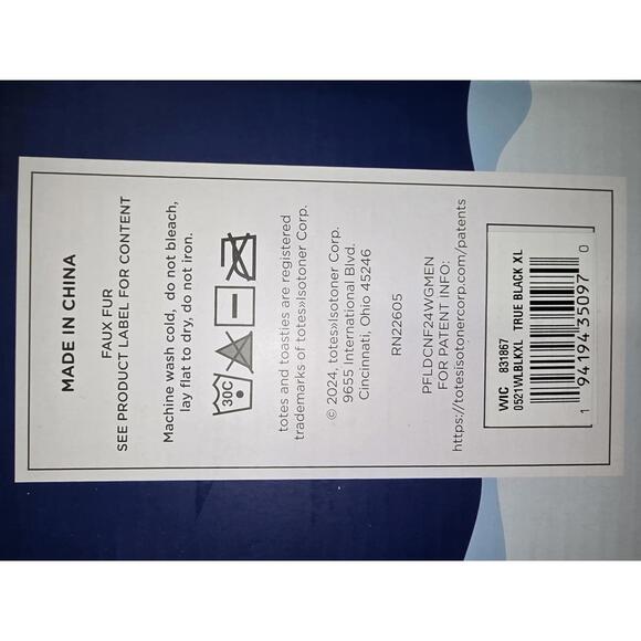 Men's Cozy Slippers‎ with Memory Foam - XL 11-12 - Picture 4 of 5